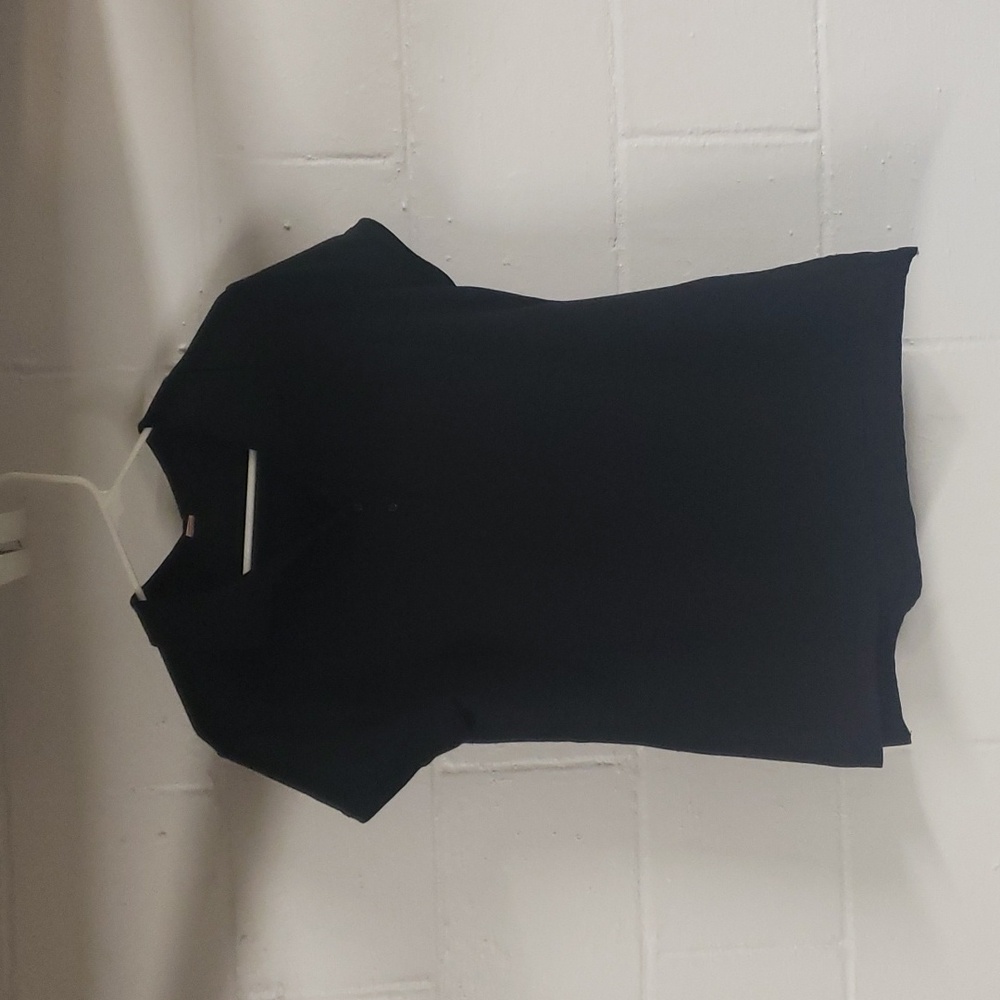 No Boundaries Women's Black 1/4-Button 2XL (19) Shirt